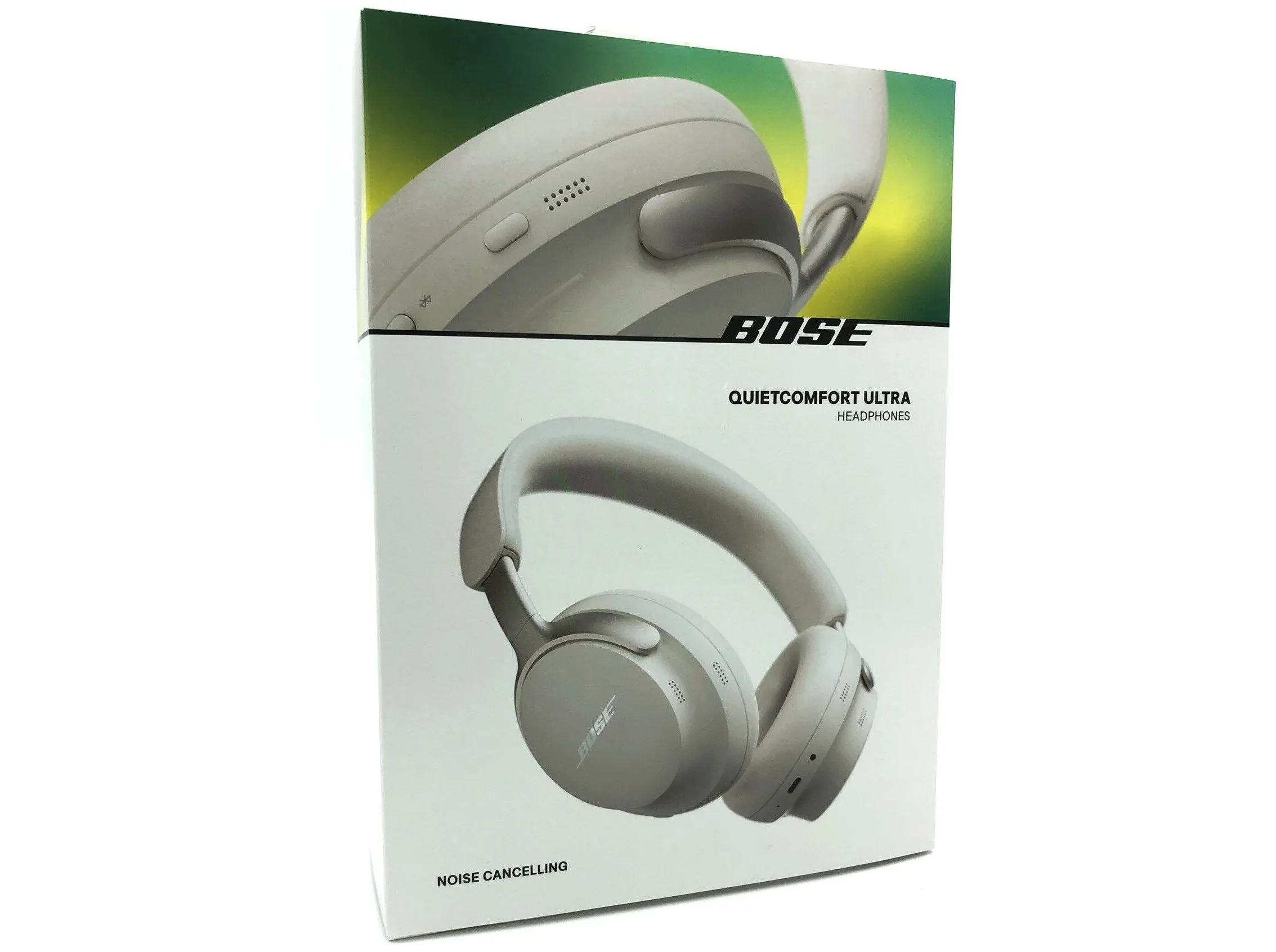 Bose QuietComfort Ultra - Hörlurar med mikrofon - fullstorlek - Bluetooth - kabelansluten, trådlös - aktiv brusradering - 3,5 mm kontakt - white smoke | TV, Ljud & Bild - Hörlurar & Mikrofoner | GameStuff