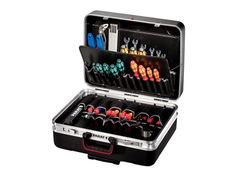 Parat 535500171, Schwarz, Aluminium, Kunststoff, 50 Taschen, Schockresistent, 490 Mm, 250 Mm