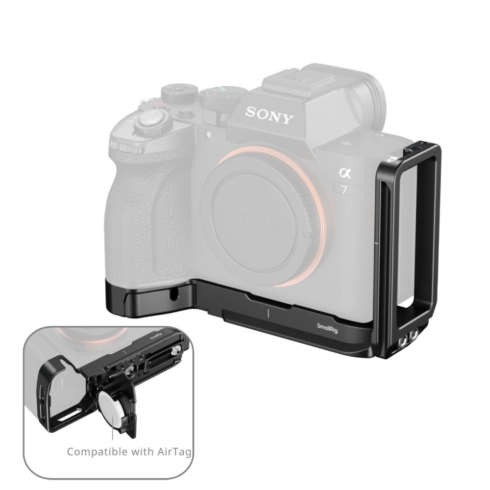 Smallrig 6034, Montageplatte, Schwarz, Silikon, Edelstahl, Aluminiumlegierung, Sony A7 V / A7r V / A7 Iv / A7s Iii / A1 / A7r Iv, 142 Mm, 65,1 Mm