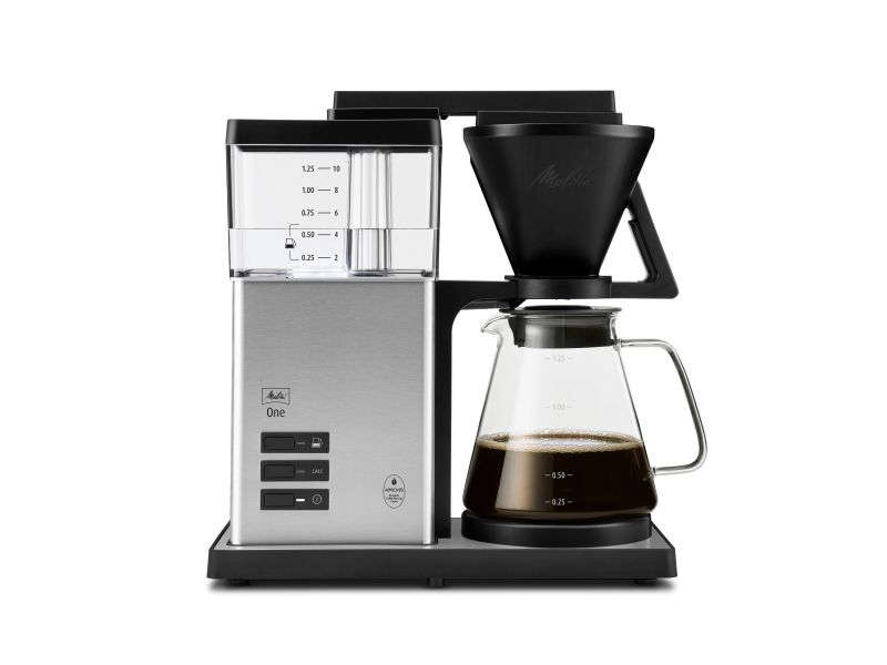 Melitta One Glass Stainless Steel - Kaffemaskine