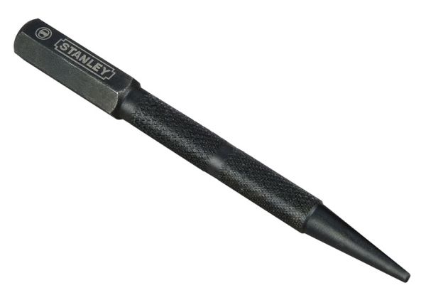 Stanley Nageltreiber, Lochzange, Stahl, Gehärteter Stahl, Schwarz, Grau, Schwarz, 102 Mm