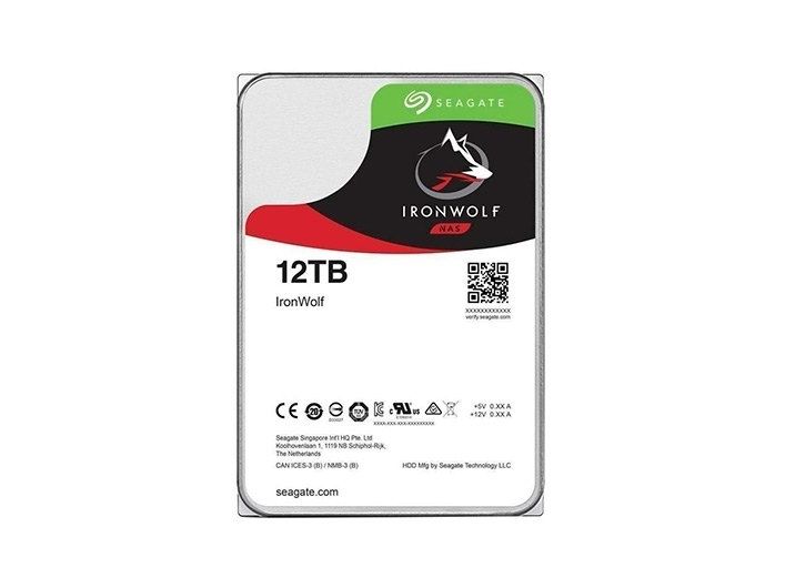 Seagate Ironwolf St12000vn0008 - Harddisk - 12 Tb - Intern - 3,5" - Sata 6Gb/S - 7200 Rpm - Buffer: 256 Mb