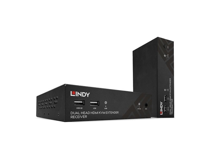 Lindy - transmitter and receiver - video/audio/infrared/serial extender - HDBaseT 2.0