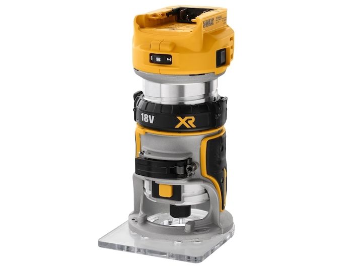 DEWALT KANTFR&Auml;S 18V UTAN BATTERIER OCH LADDARE