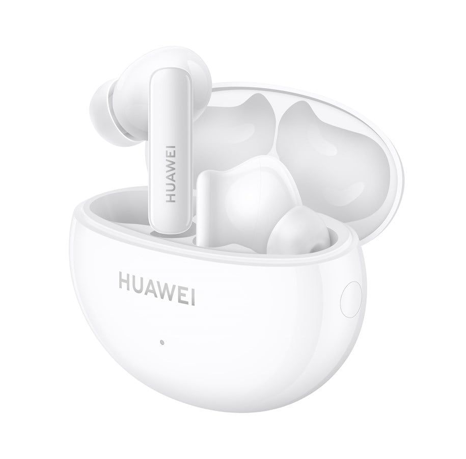 Huawei | Freebuds 5I - Trådløse Øretelefoner - Aktiv Støjfjerning - Ceramic White