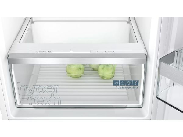 Siemens Iq300 Ki86vvse0 - Køleskab/Fryser - Bund-Fryser - Til Indbygning - Niche - Bredde: 56 Cm - Dybde: 55 Cm - Højde: 177.5 Cm - 267 Liter - Klass