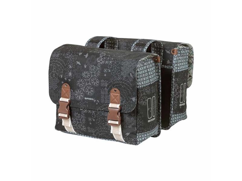 Basil Boheme, Hinten, Fahrradtasche, Polyester, Schwarz, 35 L, 10 Kg