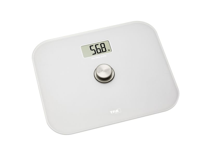 TFA-Dostmann 50.1014.02, Elektronisk personvåg, 150 kg, Silver, 8 kg, kg, lb, st, Rektangel