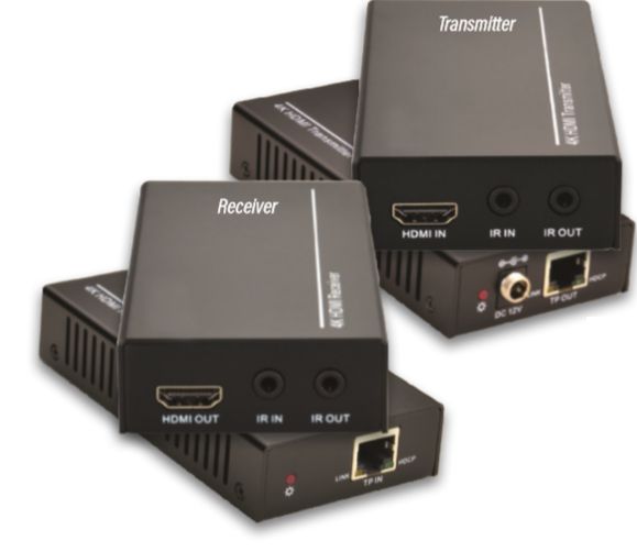 VivoLink Repeater / Amplifier - Set - video/audio/infrarød forlænger - HDBaseT - op til 70 m