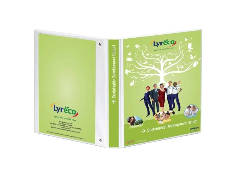 Ringpärm Exacompta, A4+, 38 mm, vit | Arkivering - Presentationsmappar och omslag - Plug Binder | GameStuff