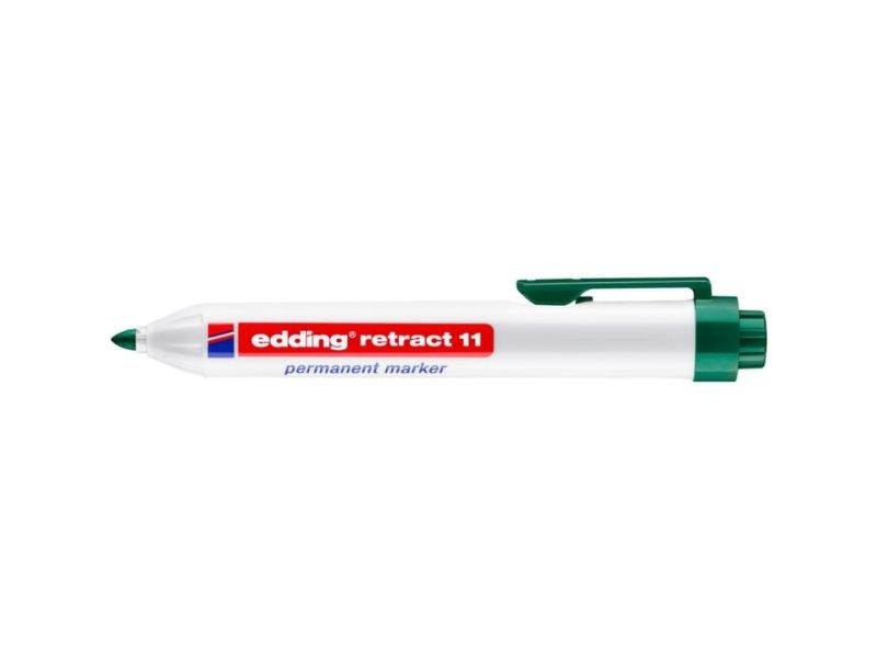 Edding Retract 11 Permanent Marker Green (10) Permanent-Marker (4161004)