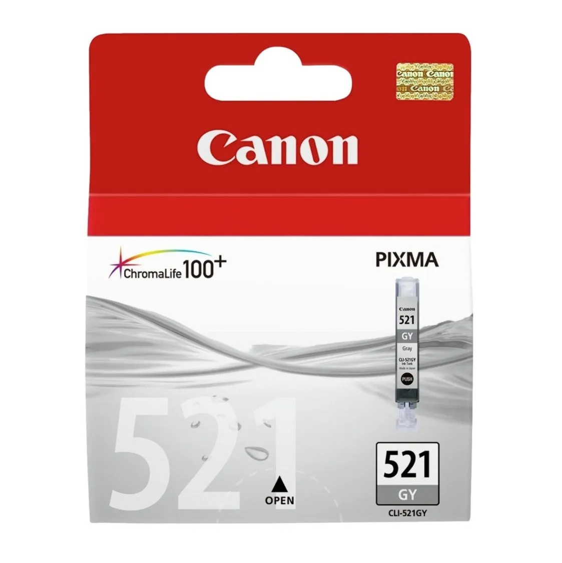 Canon CLI-521GY - 9 ml - grå - original - bläcktank - för PIXMA MP980, MP990 | Skrivare - Bläck, toner & förbrukningsvaror - Bläck | GameStuff