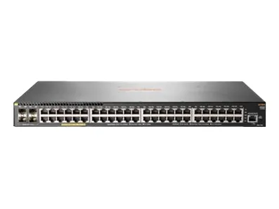 HPE Aruba 2930F 48G PoE+ 4SFP+ - Switch - L3 - Administreret - 48 x 10/100/1000 (PoE+) + 4 x 1 Gigabit / 10 Gigabit SFP+ (uplink) - monterbar på stativ - PoE+ (370 W) | Datortillbehör - Nätverk - Switchar | GameStuff