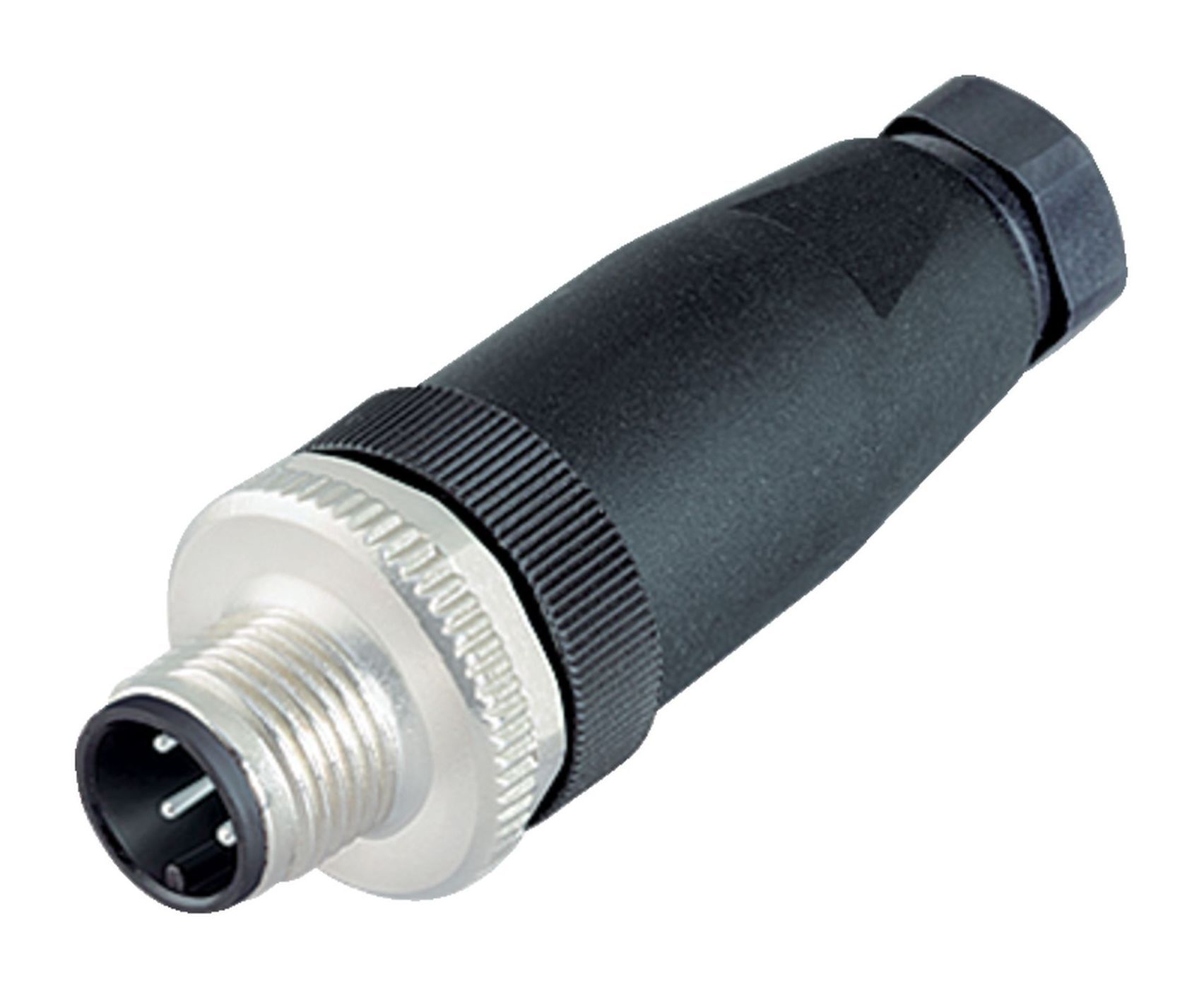 Binder 99-0487-12-08 Sensor-, Aktorstecker, M12 Stecker, Gerade Polzahl (Rj): 8 1 St