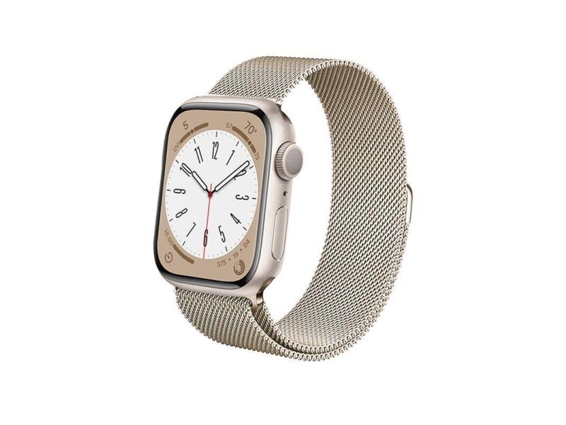 Crong Crg-40Mst-Chp, Rem, Smartwatch, Champagne, Apple, Rustfrit Stål, Hængende Boks