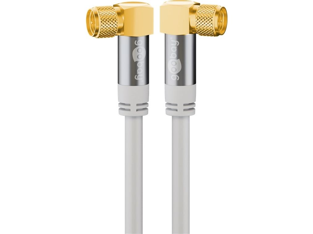 Goobay 70483, 2 M, F, F, Hvid
