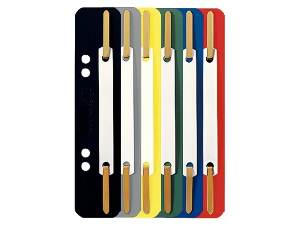 Leitz - Plattstångfästningsremsa - blandade färger - för P/N: 10805015, 10805025, 10805035, 10805045, 10805055, 10805075, 10805085, 10805095/20PK | Skola & Hobby - Skolböcker & kalkylblad - Arbetsblad och mappar | GameStuff