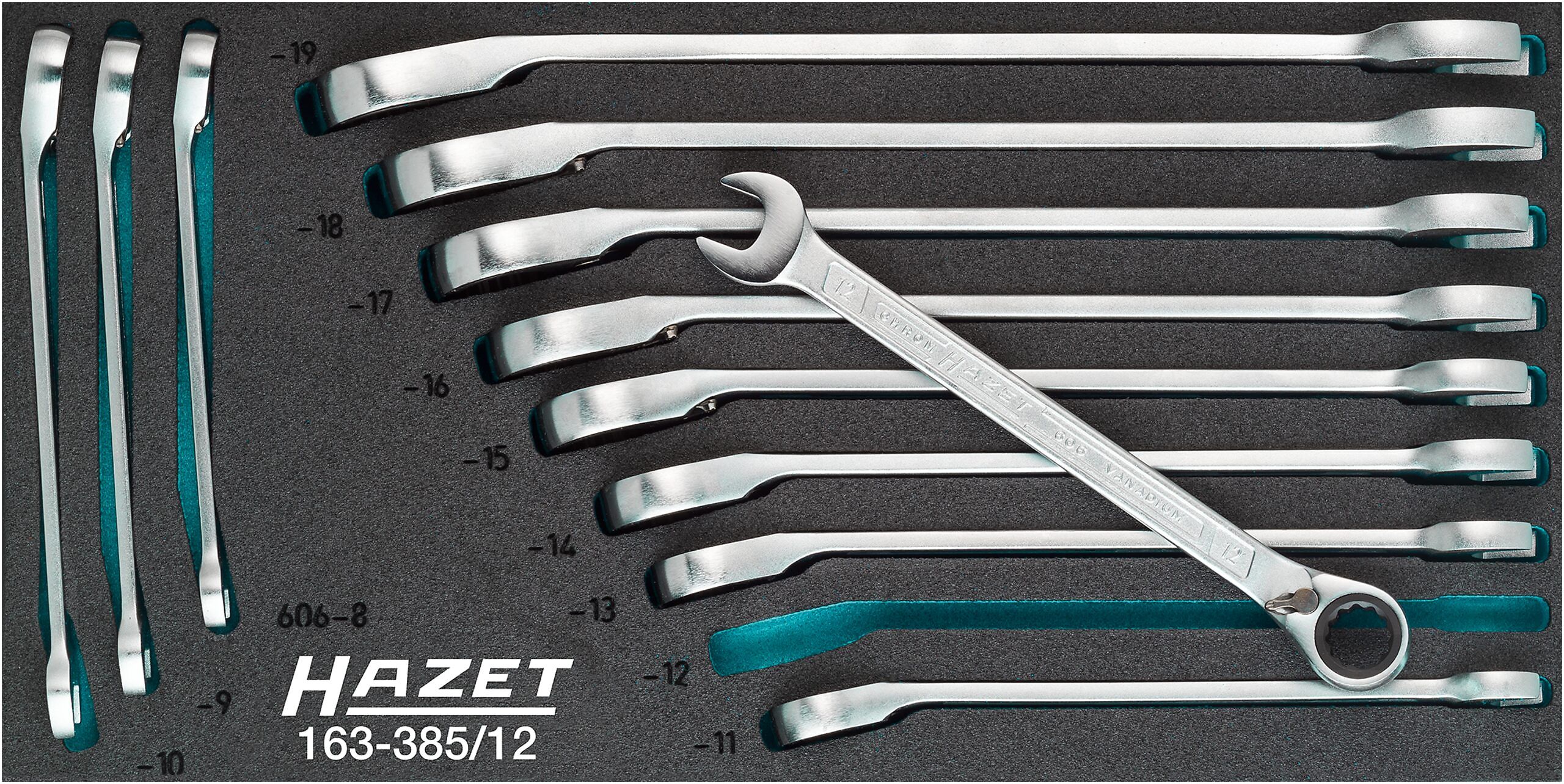 Hazet 163-385/12, 12 Stück(E)