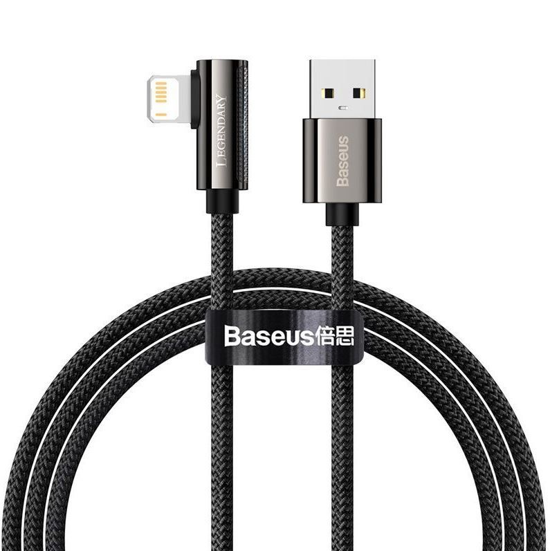 Baseus CALCS-A01, 2 m, Lightning, USB A, Hanstik, Hanstik, Sort