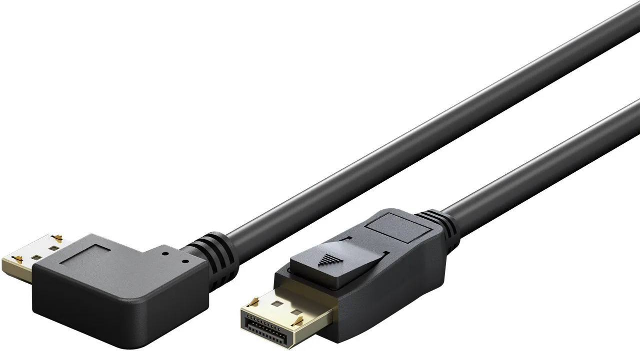 Goobay 77053, 2 m, DisplayPort, DisplayPort, Hanstik, Hanstik, 7680 x 4320 pixel