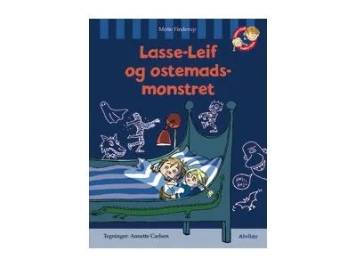 Lasse-Leif og ostemadsmonstret - av Finderup Mette, Carlsen Annette - billedbok (innbundet bok)   Språk: Dansk