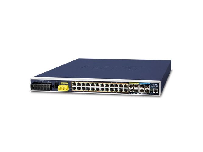 Planet Igs-6325-24P4x 24-Port 1Gb Base-T Poe / 4X 10G Sfp + L3 Industrial Managed Switch