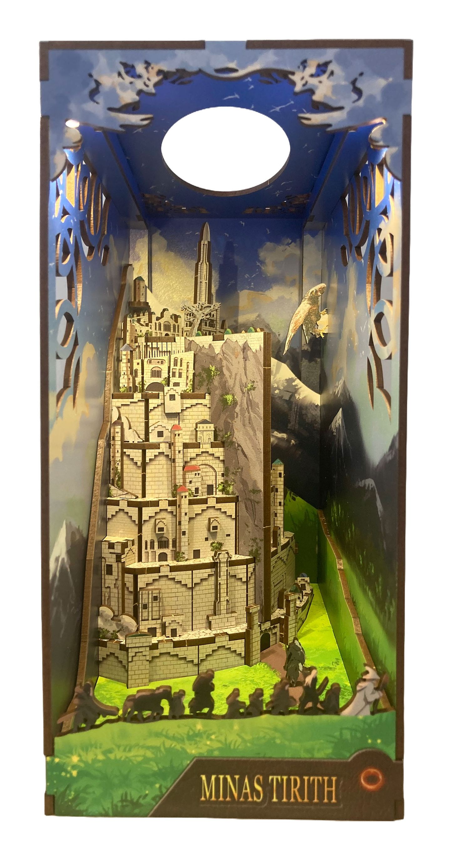 Revell Tiny Adventures Ringenes Herre Minas Tirith - Book Nook Byggesæt - GEEKD.dk