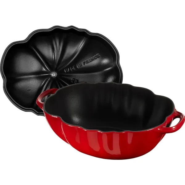 Staub 40511-774-0, 2,9 l, Röd, Gjutjärn, Emalj, gas, Induktion, 240 ° C | Köksutrustning - Grytor & pannor - Grytor | GameStuff
