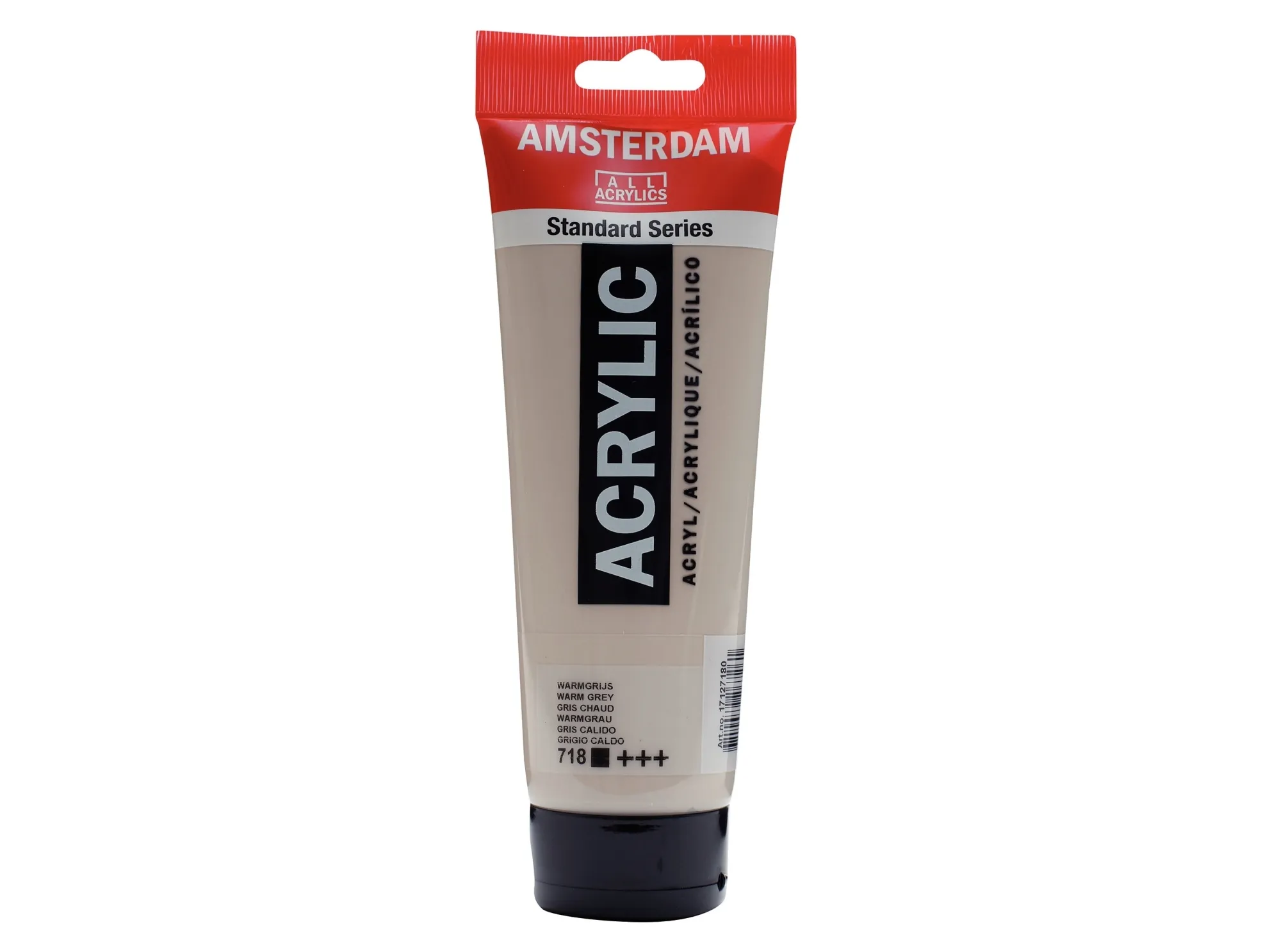 Amsterdam Standard Series Acrylic Tube Warm Grey 718 | Skola & Hobby - Konstmaterial - Akryl & Akvareller | GameStuff