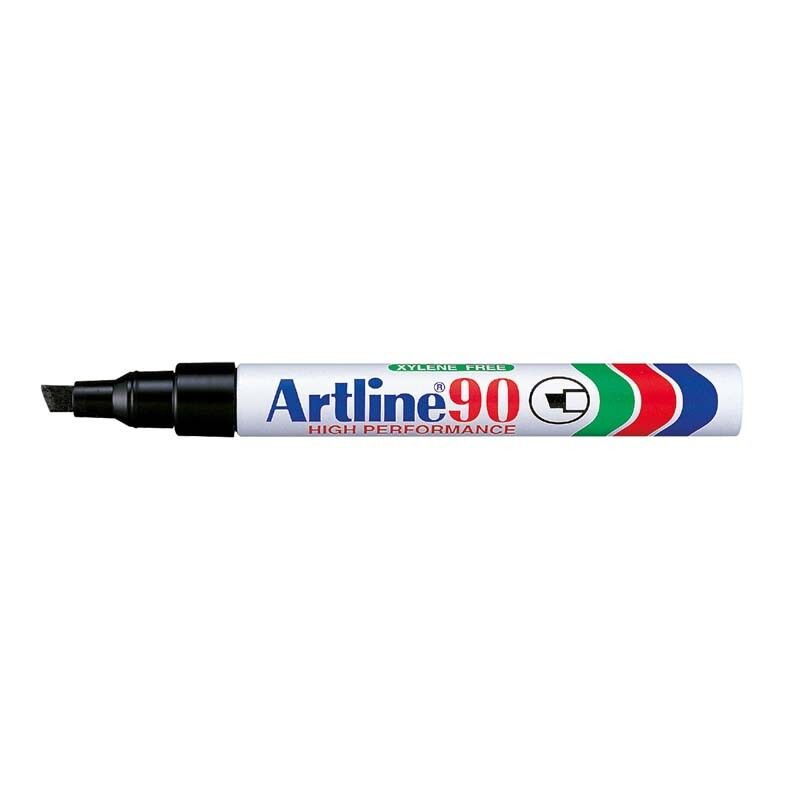 Artline® 90 tussi, permanenttimusta, 2-5 mm - (12 kpl)