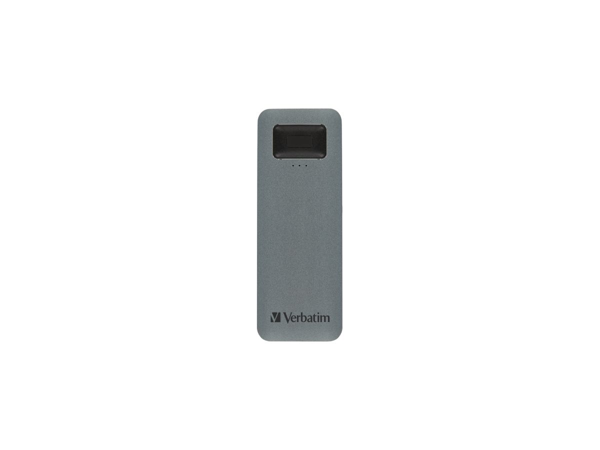 Verbatim Executive Fingerprint Secure - Harddisk - krypteret - 1 TB - ekstern (bærbar) - USB 3.2 Gen 1 (USB-C stikforbindelse) - 256-bit AES