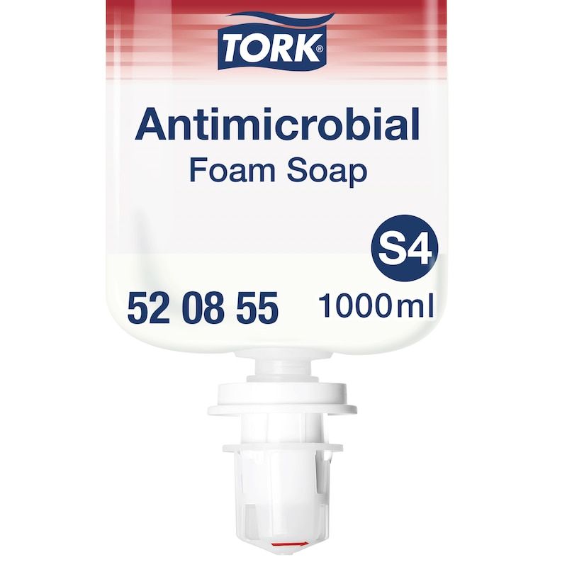 Tork S4 Antimikrobielle Premium Schaumseife 1000 Ml - (6 Stück X 1000 Ml Pro Karton)