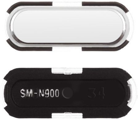 Coreparts Mspp70927, Home Button, Samsung, Galaxy Note 3 Sm-N900, Weiß, 250 Mm, 400 Mm