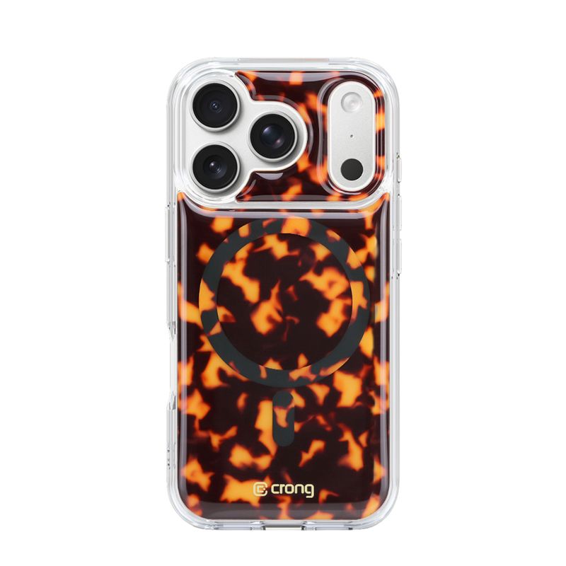 Crong Crgdlmip1763ptor, Cover, Apple, Apple Iphone 17 Pro, Transparent, Brun