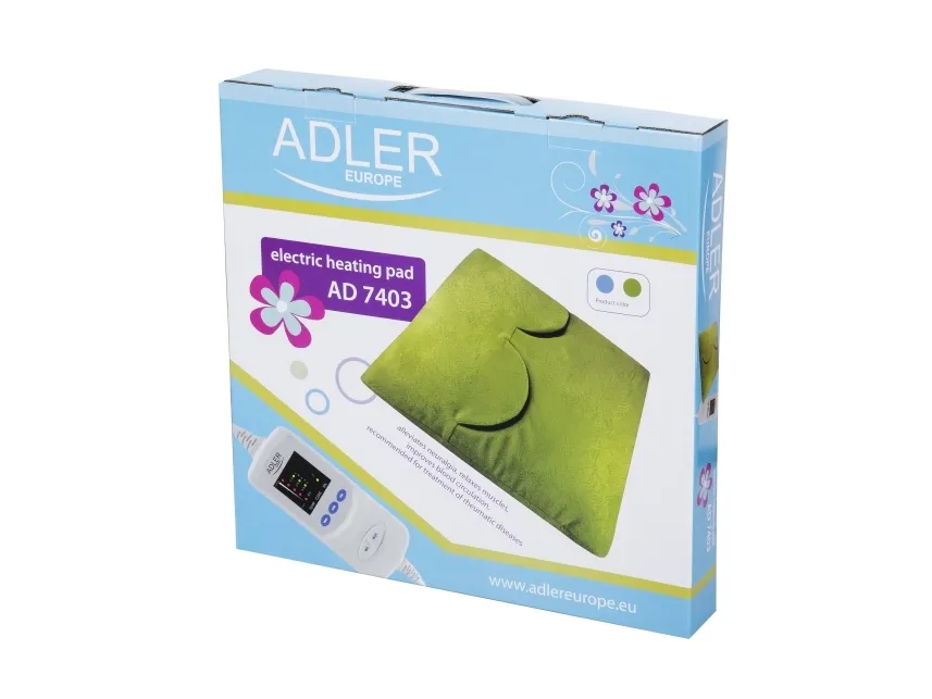 Adler AD 7403, Grön, Elektronisk, 80 W, 230 V, 50 hz, 476 g | Hälsa - Personlig vård - Fotvärmare | GameStuff