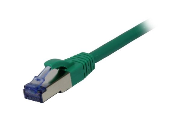 Patchkabel Rj45 Cat6a 500Mhz15m Grün Sstpsftp Komponent Getestetghmt Certified Awg26 Synergy 21