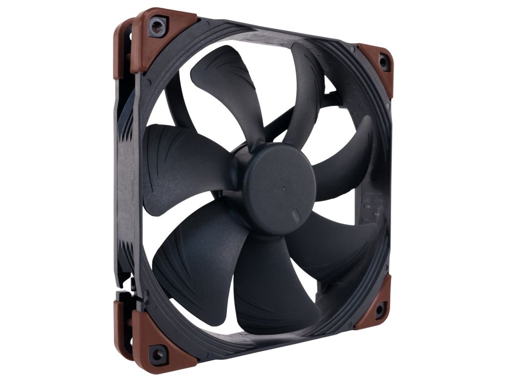 Kabinetblæser Noctua NF-A14 industrialPPC-2000 14 cm - sort/brun