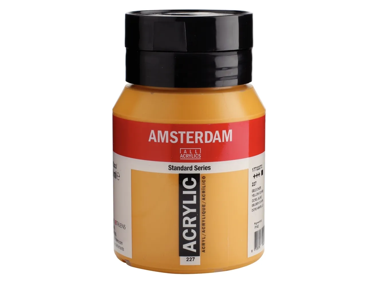 Amsterdam Standard Series Acrylic Jar Yellow Ochre 227 | Skola & Hobby - Konstmaterial - Akryl & Akvareller | GameStuff