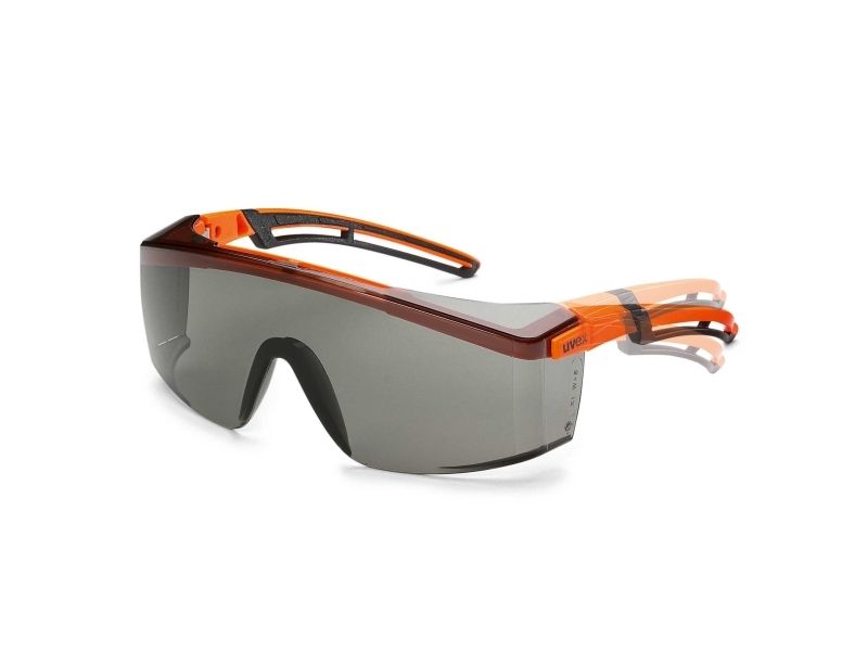 Uvex 9164246, Schutzbrille, Orange, Schwarz, Polycarbonat, 1 Stück(E)