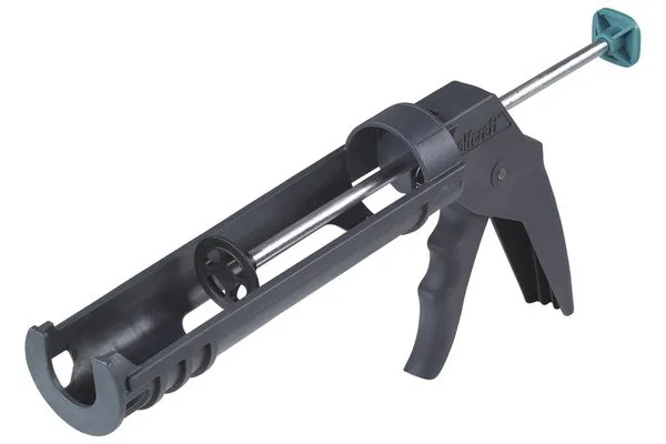wolfcraft GmbH MG 600 PRO, Patron til fugepistol, Sort, 310 ml, 280 kg, Akrylglas, Silikone, 400 mm
