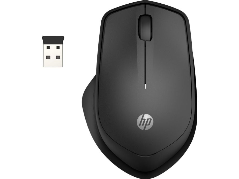 Hp 280 Wireless-Maus, Leise, Rechts, Optisch, Rf Wireless, Schwarz