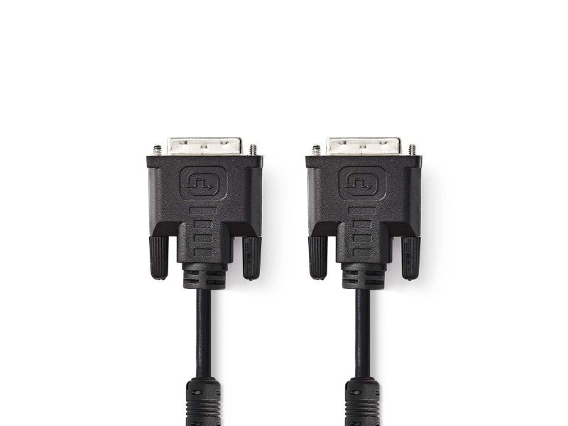 Nedis Schwarz Dvi Kabel Dvi I 245 Pin Stecker Dvi I 245 Pin Stecker 2560X1600 Vernickelt 200 M Gerade Pvc Plastikbeutel - Bild 4
