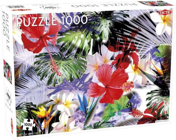 Tactic Lover''s Special: Tropical Florals - 1000 Pcs, 1000 Stk, Flora, 9 År