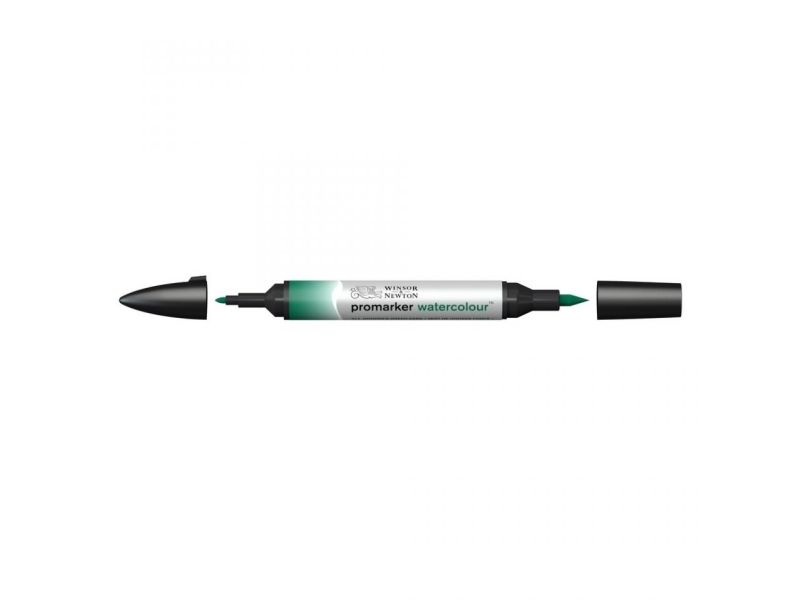 Winsor & Newton 0201312, Grün, Gemischte Farben, Hooker''s Green Dark, Fein / Mittel, Meißel-/Kugelspitze, Rund