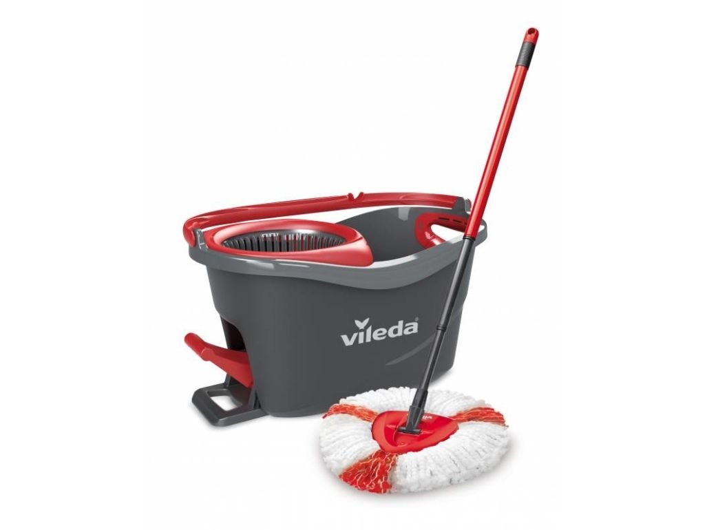 vileda TURBO EASY WRING Wischsystem für Parkett, Laminat und Fliesen