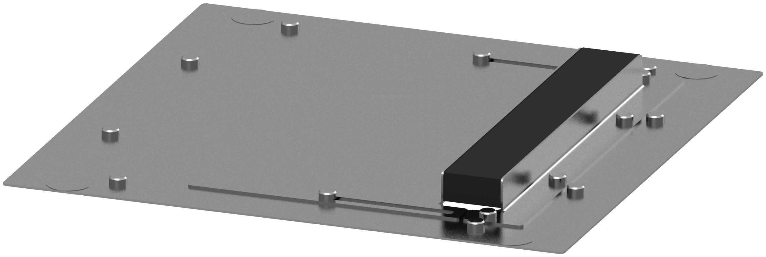 Siemens 8Pq2304-4Ba03 Loftplade (L X B) 400 Mm X 400 Mm Stål 1 Stk