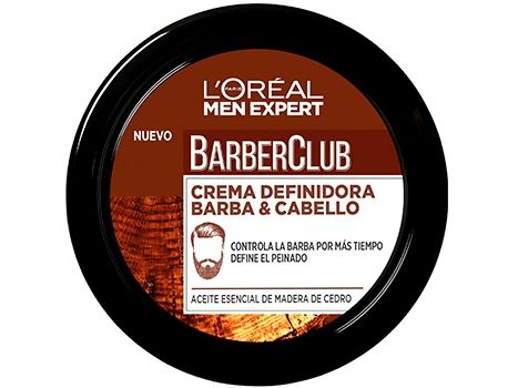 L'oral Paris Men Expert Barber Club Beard And Hair Fixing Cream 75Ml