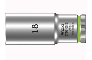Wera 8790 Hmb, Sokkel, 3/8", Metric, 1 Hoved(Er), 18 Mm, Krom-Vanadium-Stål