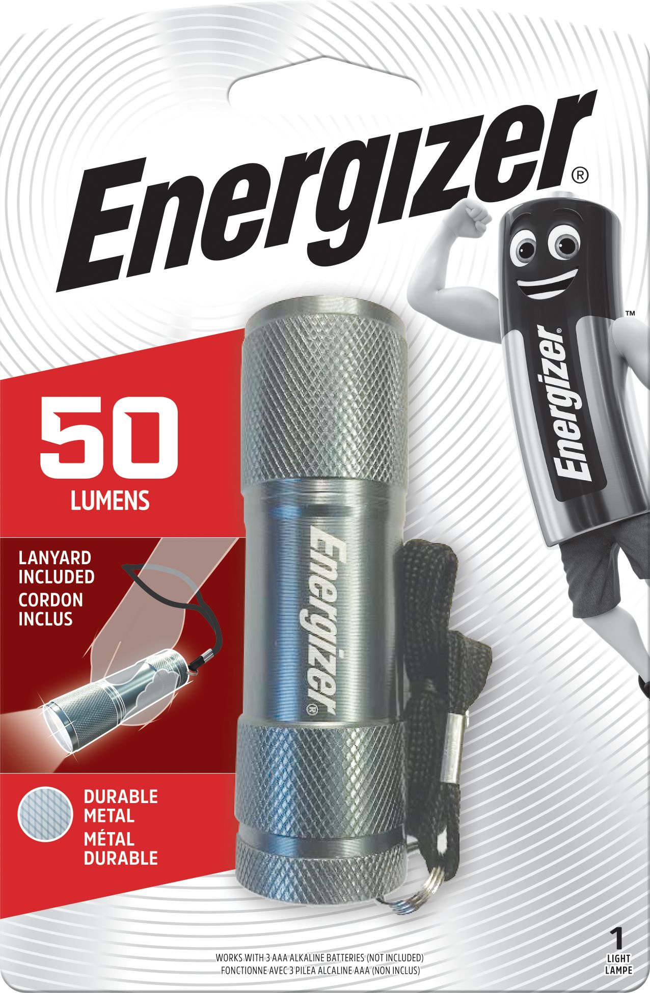 Energizer Silber Taschenlampe, Taschenlampe (8.70 Cm, 50 Lm) - Image 3