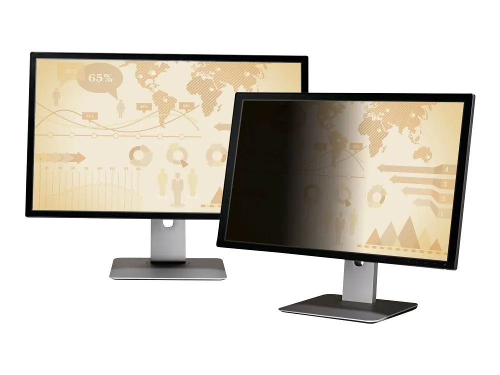 3M Databeskyttelsesfilter - Privacy-Filter For Skærm - 34" - Sort